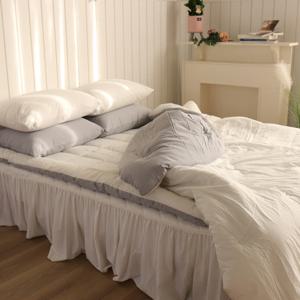 모찌 순면 100수 고밀도 양면 차렵이불 세트 2size 4colors