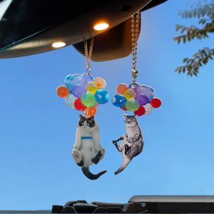 풍선캣 차량용 펜던트 룸미러걸이 자동차 액세서리