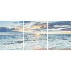 해 뜨는 바다 (3단세트) (캔버스형) 보석십자수 40x50