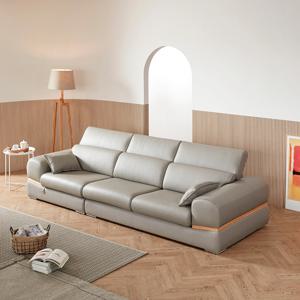 델라 4인 이태리 떼르소 통가죽 기능성 소파