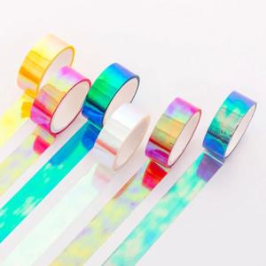 데코 홀로그램 마스킹테이프 6colors