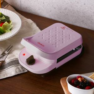 쿠킨 2in1 샌드위치 와플메이커 핑크 (KFW-JT400TCP) 타이머
