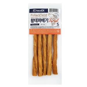 네츄럴이엑스 강아지간식 황태꽈배기 S 5p