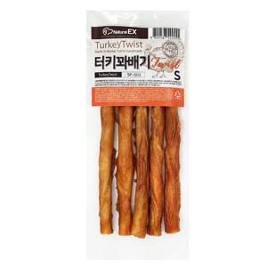네츄럴이엑스 강아지간식 터키꽈배기 S 5p