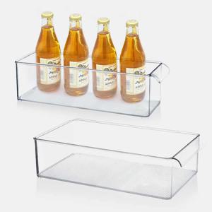 리메이크 수납 정리 트레이 냉장고 보관용기 음료정리 수납함 심플형 (M/L)