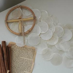 인테리어 소품 썬캐쳐 자개모빌 만들기 DIY 키트 펜치 오링반지 패키지