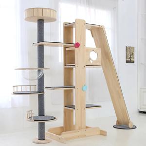 토토 베이직 5단 원목 캣폴 캣타워