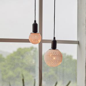 2P 세트 푸링 코튼볼 LED 조명 2size 2colors