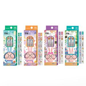 MONIZOO 연필 B HB 5본입 (12개)