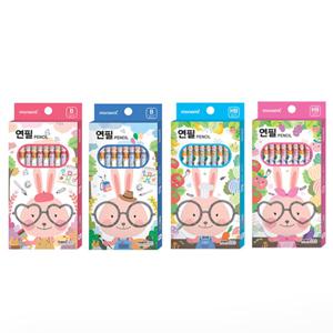 모나미 MONIZOO 연필 B HB 10본입 (갑)