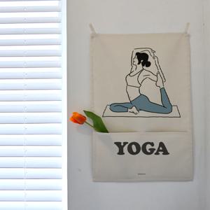 yoga A/ 요가 포켓 패브릭 포스터 / 두꺼비집 가리개