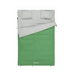캠핑 2인용 푹신한 면 옥시즌 250D 침낭 GREEN KS3143 (베개포함)