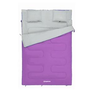 캠핑 3계절 감성 2인용 옥시즌 250D 침낭 PURPLE KS3143 (베개포함)