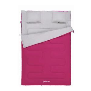 3계절 감성 면 2인용 옥시즌 250D 침낭 ROSE RED KS3143 (베개포함)