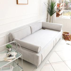 라떼 3인용 패브릭 흙쇼파 황토 소파 옥돌 온열 온돌 카우치 흙침대쇼파 CL426