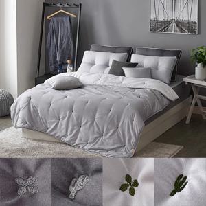 클레버 퀼팅 자수 차렵이불 2size 2colors