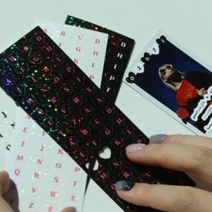 레트로 다꾸 폰꾸 주접 알파벳 스티커 4colors