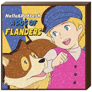 플란다스의 개 네로와 파트라슈 (캔버스) 보석십자수 25x25 캐릭터 집콕놀이