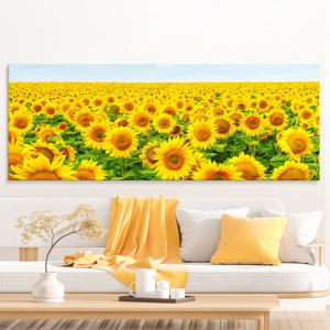 풍수 복들어오는 금전운 해바라기그림 와이드 액자 - 3. 와이드 찬란 해바라기 밭