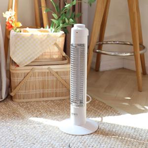 타워형 전기히터 가정용 전기난로 300W 저전력 캠핑 할로겐히터 스토브 미니히터 발난로