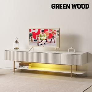쿠폰가 121,735원~ / 프레디 LED/일반 템바보드 높은거실장 티비다이 2000