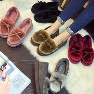 포근한 겨울 털슬리퍼 미끄럼방지 실내화