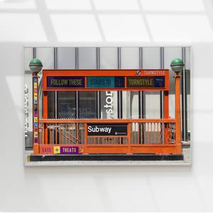 SUBWAY 사진 작가 포스터 액자 인테리어 아트 실사 여행 모던 감성 인쇄 출력