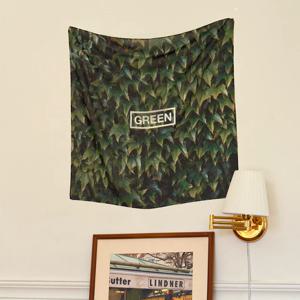 green 쉬폰 패브릭 포스터 / 가리개커튼(60*60cm)