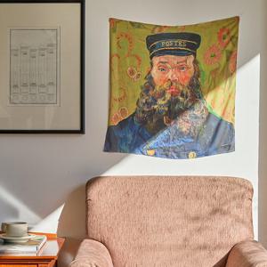 반고흐_The Postman 쉬폰 패브릭 포스터 / 가리개커튼(60*60cm)
