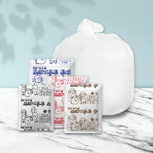 배접 비닐봉투 재활용 쓰레기봉투 (20매)