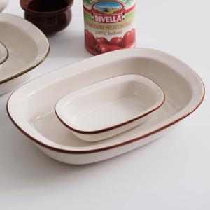 레트로 허니 파스타볼 스파게티 다용도 볼 면기 2P 세트