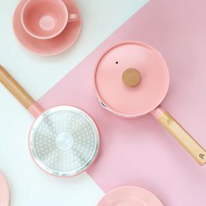 도무스 IH 미니 냄비 후라이팬 2종세트 3 Color / 편수 이유식 밀크팬