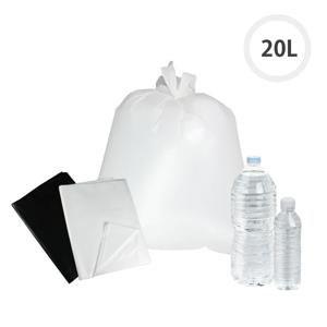 평판 비닐봉투 재활용 쓰레기봉투 20L (100매)
