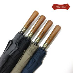 1110 대만 우산 프리미엄 이중 캐노피 우드그립 자동 장우산