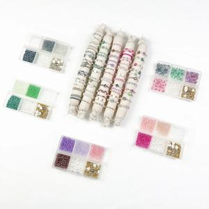 스타터 비즈 공예 재료 반지 팔찌 만들기 시드비즈 컬러 구슬 DIY 키트