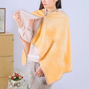 똑딱이단추 이중 극세사 망토 담요 14type