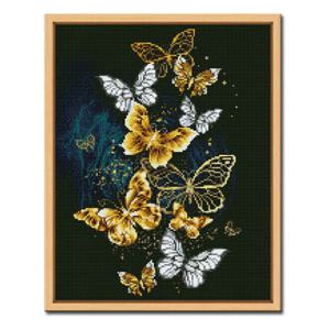 DIY 보석십자수 액자형 인물&동물 (43x54cm) D460_고결한 나비