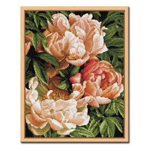 DIY 보석십자수 액자형 정물 (43x54cm) D532_부귀 목단화