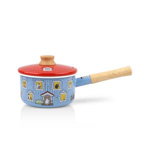 무민하우스 법랑 IH 16cm 편수냄비 / 인덕션
