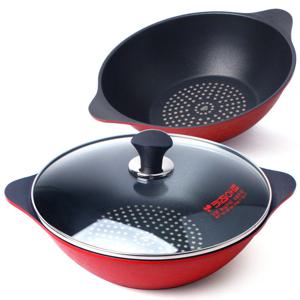 키친아트 오페라 파티웍 32cm 양수웍 웍팬 양수웍팬 전골팬