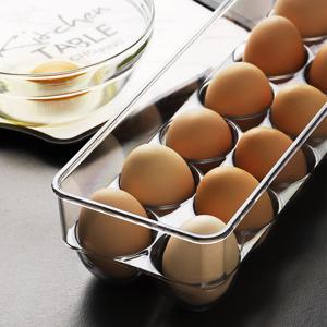 냉장고 투명 계란 에그 케이스 트레이 (중)
