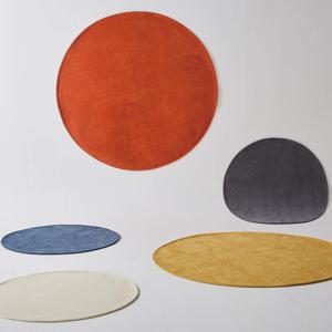 이지케어 생활방수 카페트 베리 원형 러그 5colors
