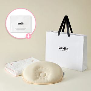 출산 선물 세트(라이너 루프트 필로우+아기블랭킷+쇼핑백L) 짱구베개