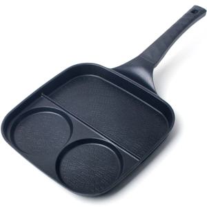 세신퀸센스 IH 모아 사각 나눔팬 27cm 인덕션용 브런치팬 후라이팬 (8527)
