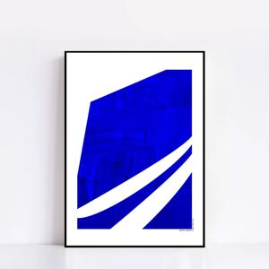 Art Poster #261 Sans titre02 블루 모던 심플포스터