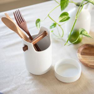 감성 수저통 물빠짐수저통 도자기수저통 수저정리함 수저꽂이