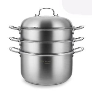 인덕션겸용 올가 3단 찜냄비 36cm 찜솥 찜기 해물찜냄비