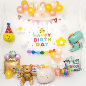 펄클라우드풍선 생일파티 풀세트