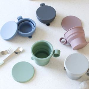 국산 뉴 파스텔 실리콘 자바라컵 (5colors)