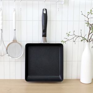 유진토스코 인덕션 불소수지코팅 사각에그팬 24cm